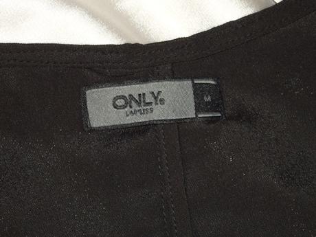 Čierne šaty s vreckami, only,42