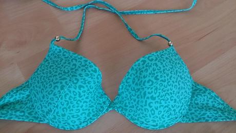 H&m tyrkysové dvojdielne plavky, h&m,m