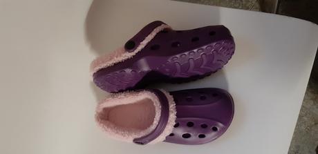 Zateplené gumené papuče, 34