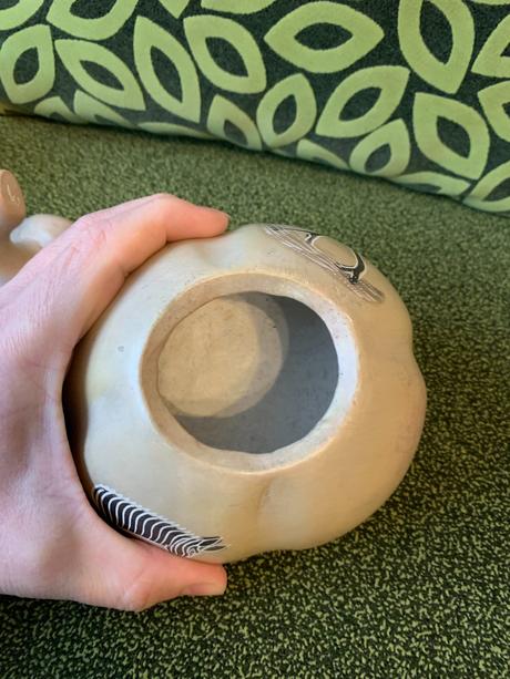 Nádobka v tvare tekvičky,