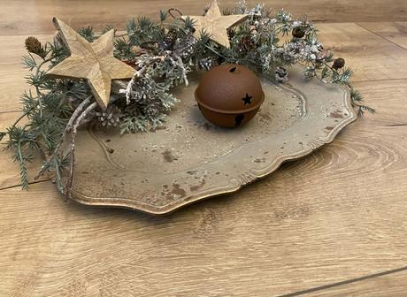 Kovová roľnička v hrdzavom odtieni, 