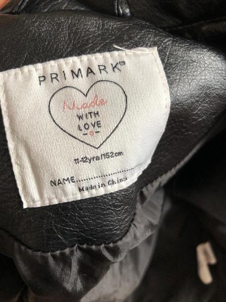 Koženková bundička, primark,152