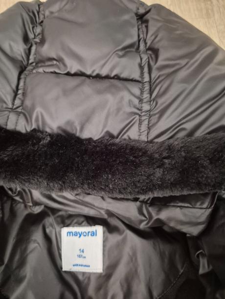 Bunda mayoral zimná čierna, mayoral,158