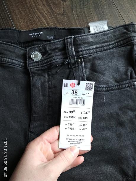 Nohavice sivé, reserved,38