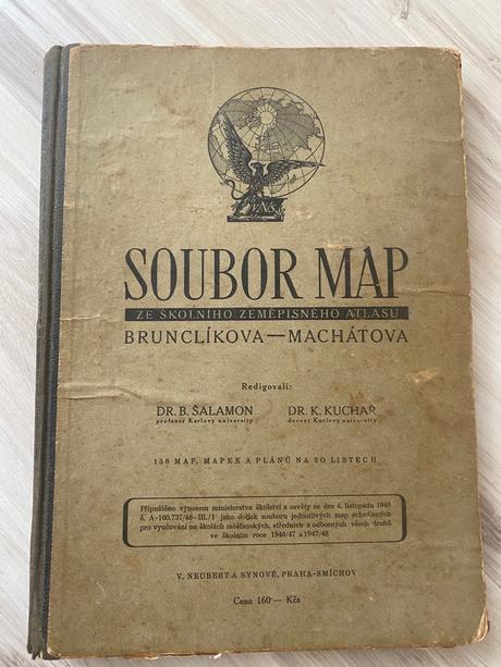 Stará prekrásna kniha soubor map 1946,,