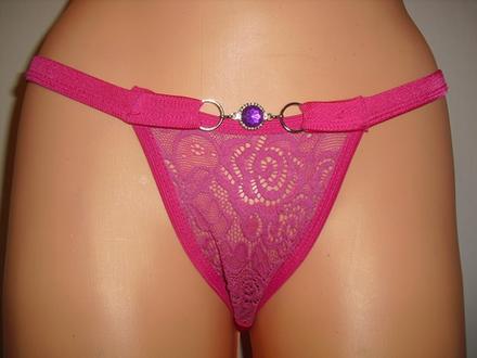 Victorias secret tangaciky s ozdobickou, s