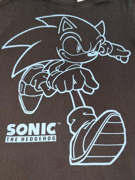 Tričko ježko sonic, h&m,122