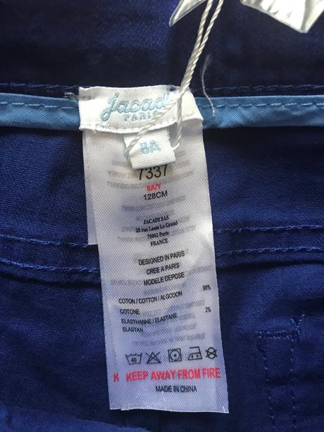 Jacadi bavlnené nohavice nenosené, jacadi,128