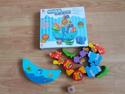 Balančná hra zvieratá,