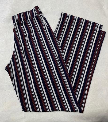 Tenké široké elastické nohavice s pásmi chantall, chantall,m