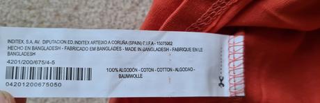 Tričko s krátkym rukávom pre dievča, 104