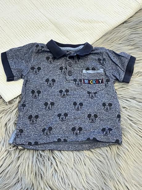 Chlapčenské tričko a golierom mickey (68), disney,68