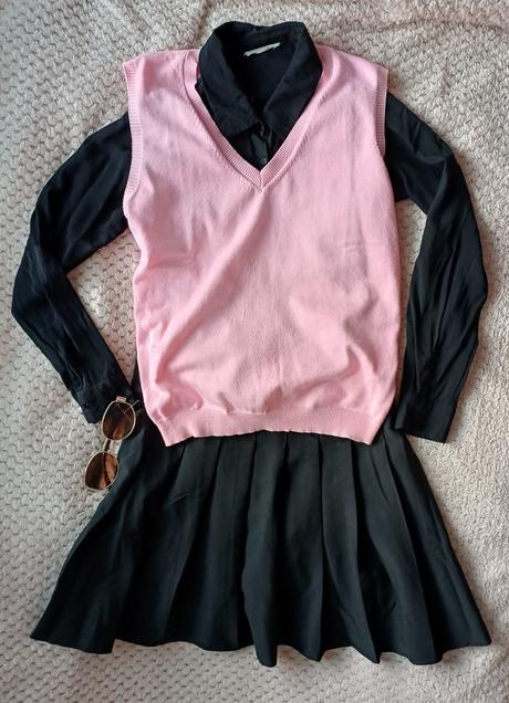 Krásna cukríkovo ružová vesta 36/38, gate,36 / 38