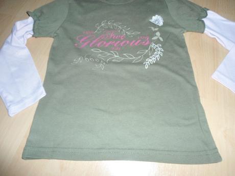 Zeleno - ruzove tricko, 128