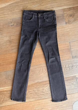 Nohavice / rifle denim straight, 28/32, h&m,170