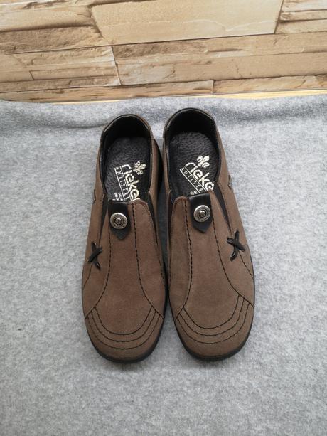 Rieker 38 - dámske kožené topánky, rieker,38