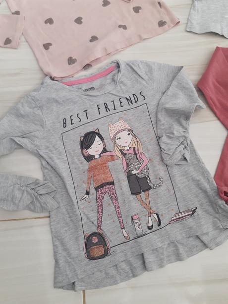 4x detské tričko s dlhým rukávom 110, 110