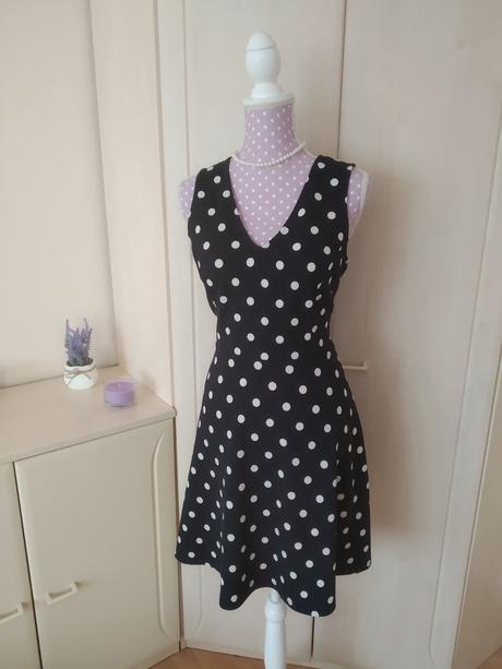 Dámske bodkované šaty, camaieu,l