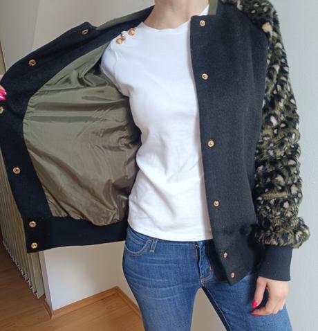 Prechodná kožušinová bunda, 38