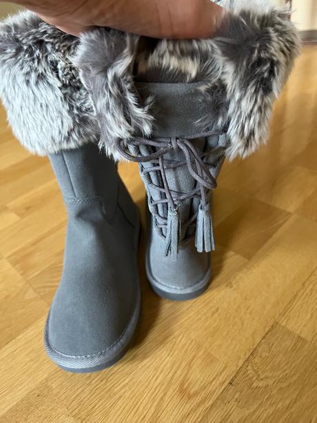 Čižmičky/ huculky s kožušinovým lemom, next,36