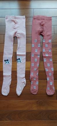 Pančušky 134/140 - 2 ks, h&m,140