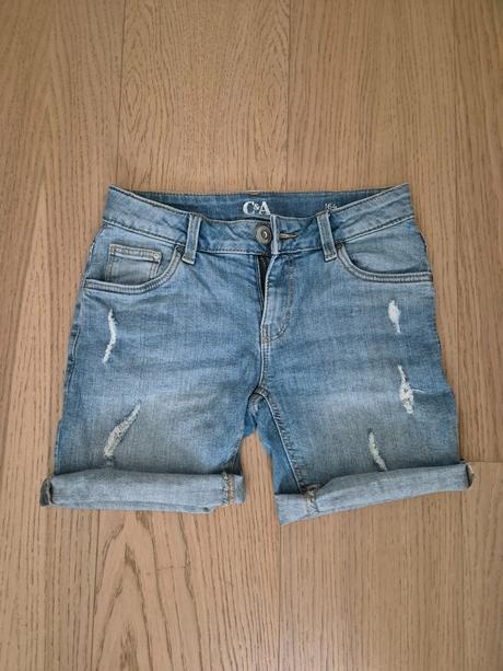 Krátke džínsy c&a 164cm, c&a,164