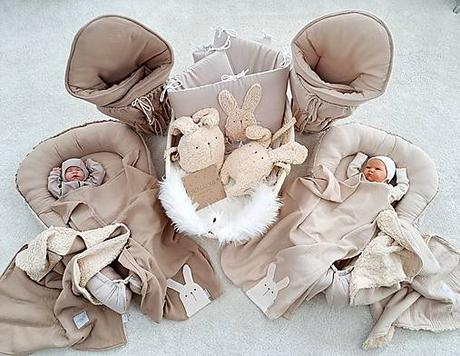 Set svetlohnedý hniezdo, zavinovačka, plienka, šírka (cm): 65,dĺžka (cm): 90