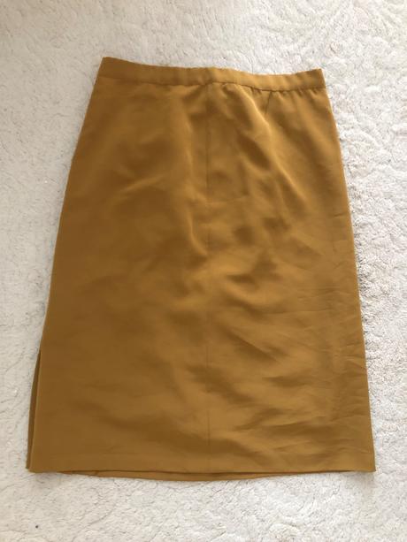 Žltá elegantná sukňa, zara,xs