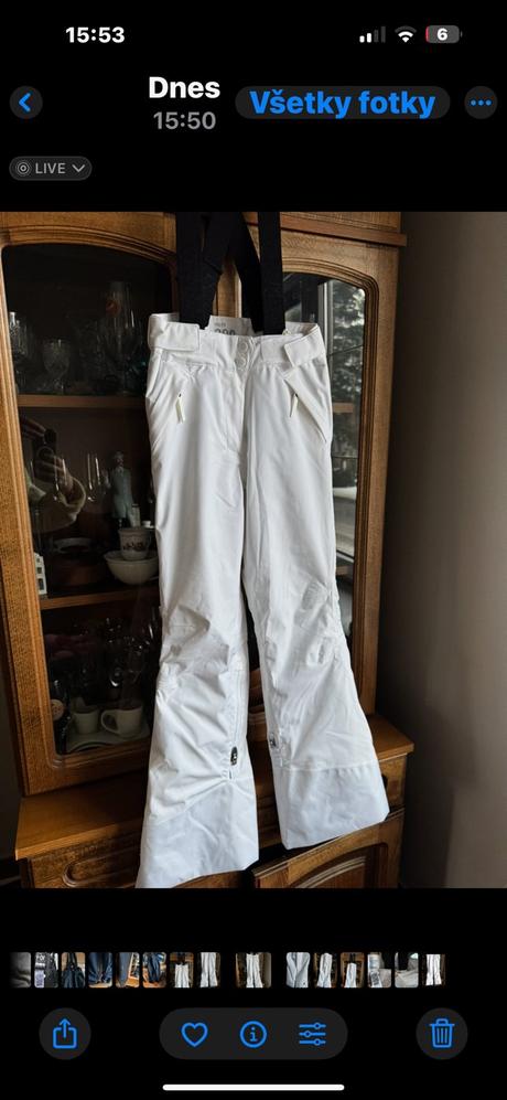 Lyžiarske nohavice s trakmi piste 900 142- na 10-r, 140