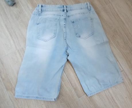 Dámske riflové kraťasy, 38