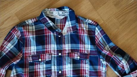 Chlapčenská károvaná košeľa zn. h&m, h&m,158