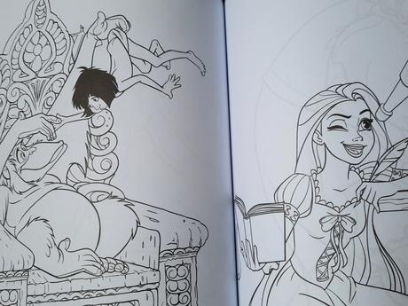 Omáľovanka vymaľovanka disney postavičky nálepky, 