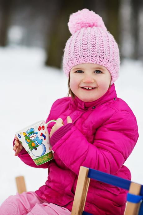 Tmavoruzova zimna vetrovka, h&m,116