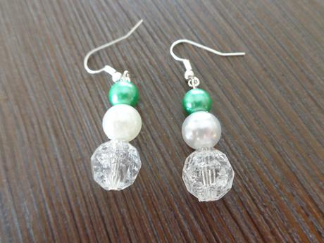 Náušnice z korálok,