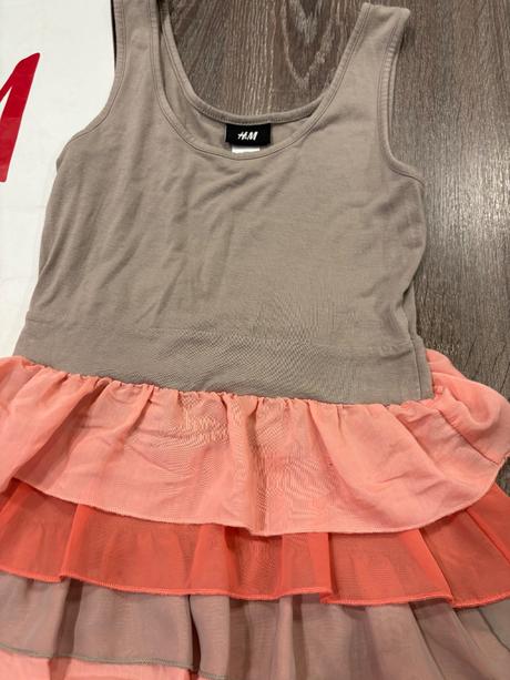 H&m dievčenske letné šaty velkost xs-165, h&m,xs