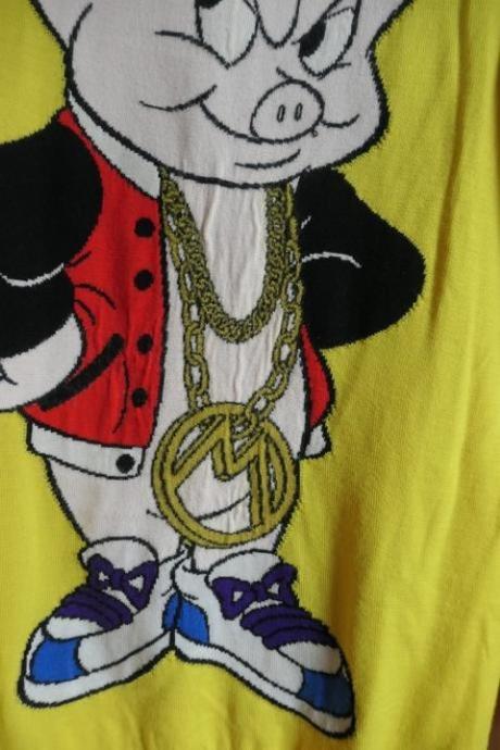 Love moschino original jedinecny dlhsi sveter, moschino,s