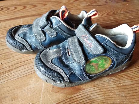 Kožené topánky na dvor, clarks,24