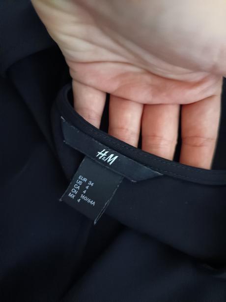 Elegantný čierny overal h&m, h&m,xs