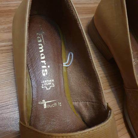 Topánky kožené, tamaris,38