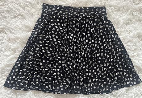 Mini sukňa sparle fade, s