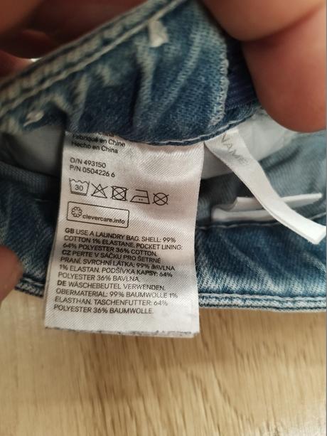 Rifľové kraťasy h&m, h&m,116
