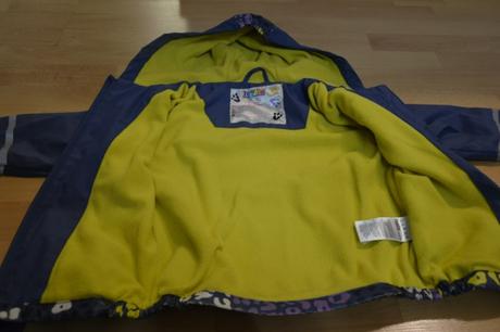 Nepremokava bunda s kapusňou 98 104, lupilu,104