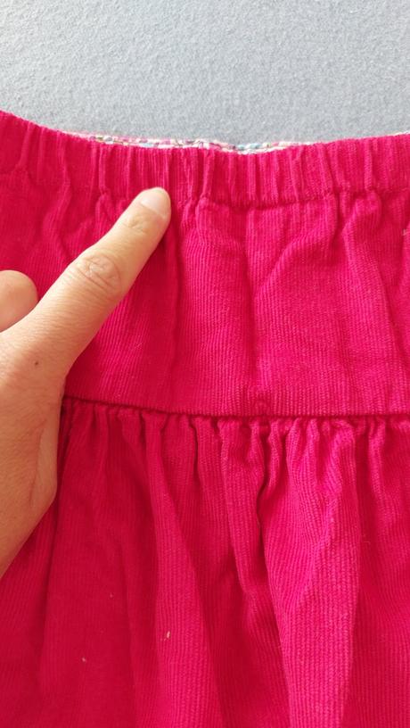 Suknička z jemného menčestru jojo maman bebé, 110