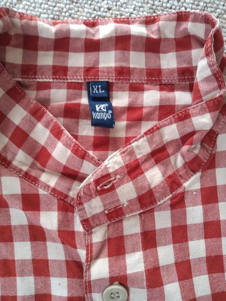 Kockovaná košeľa s dlhým rukávom, l