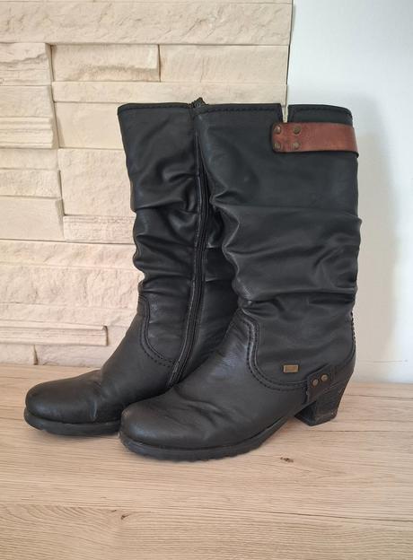 Kožené čižmy rieker, rieker,38