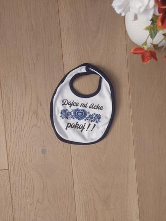 Maľovaný podbradník- dajte mi šicke pokoj,