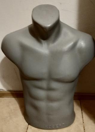 Torzo, busta - pánska figurína,