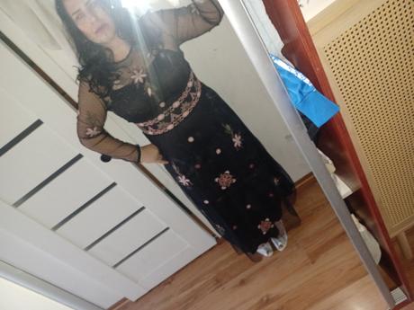 Cream transparentné saty l/xl pc 149eur, xl