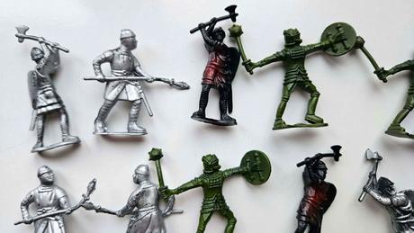 Vojaci figúrky na hranie, 32 ks, 