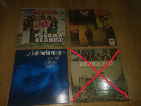 Rôzne vynilové platne,